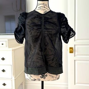 Ulla Johnson Silk Organza Blouse